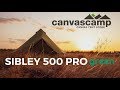 Sibley 500 pro green  limited edition  canvas tent  canvascamp