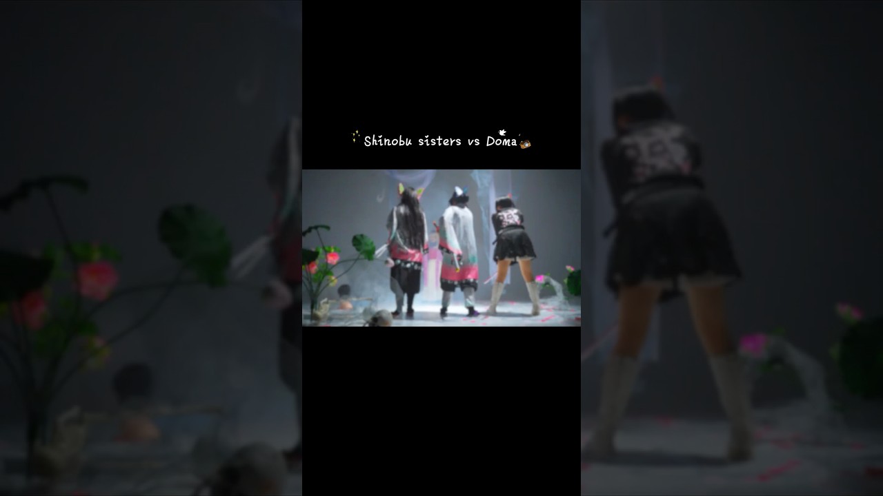 Shinobu sisters vs Doma #anime #game #fyp #kimetsunoyaiba #demonslayer #cosplay #cosplayer #girl