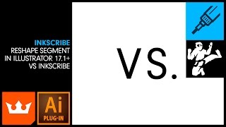Reshape Segment in Illustrator 17.1+ vs InkScribe | Vector Black Belt | INKSCRIBE