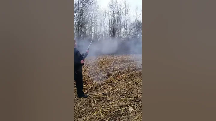 First time shooting a muzzleloader!