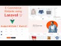 Part 21 |Build an E-commerce website using laravel with vue js | Product Attribute - 1