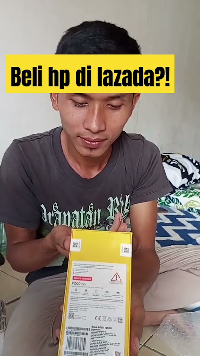 beli hp di lazada?? Alhamdulillah aman!! #lazada #paket #poco #automobile #fyp