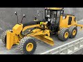 ลองเล่นรถเกรดบังคับวิทยุ RC Motor grader CAT 14M 1/12 งานคนไทย คนไทยทำ ราคา2แสนกว่า