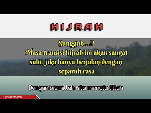  Kata  motivasi  islam  terbaru HIJRAH YouTube