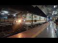 Humsafar or sampark kranti brc wap7 with karnataka sampark kranti express arrives sss hubballi jn