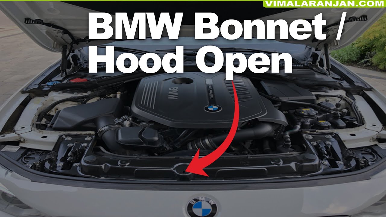 BMW 1 Series Opening Hood / Bonnet  How to access BMW engine bay for  general Maintenance 