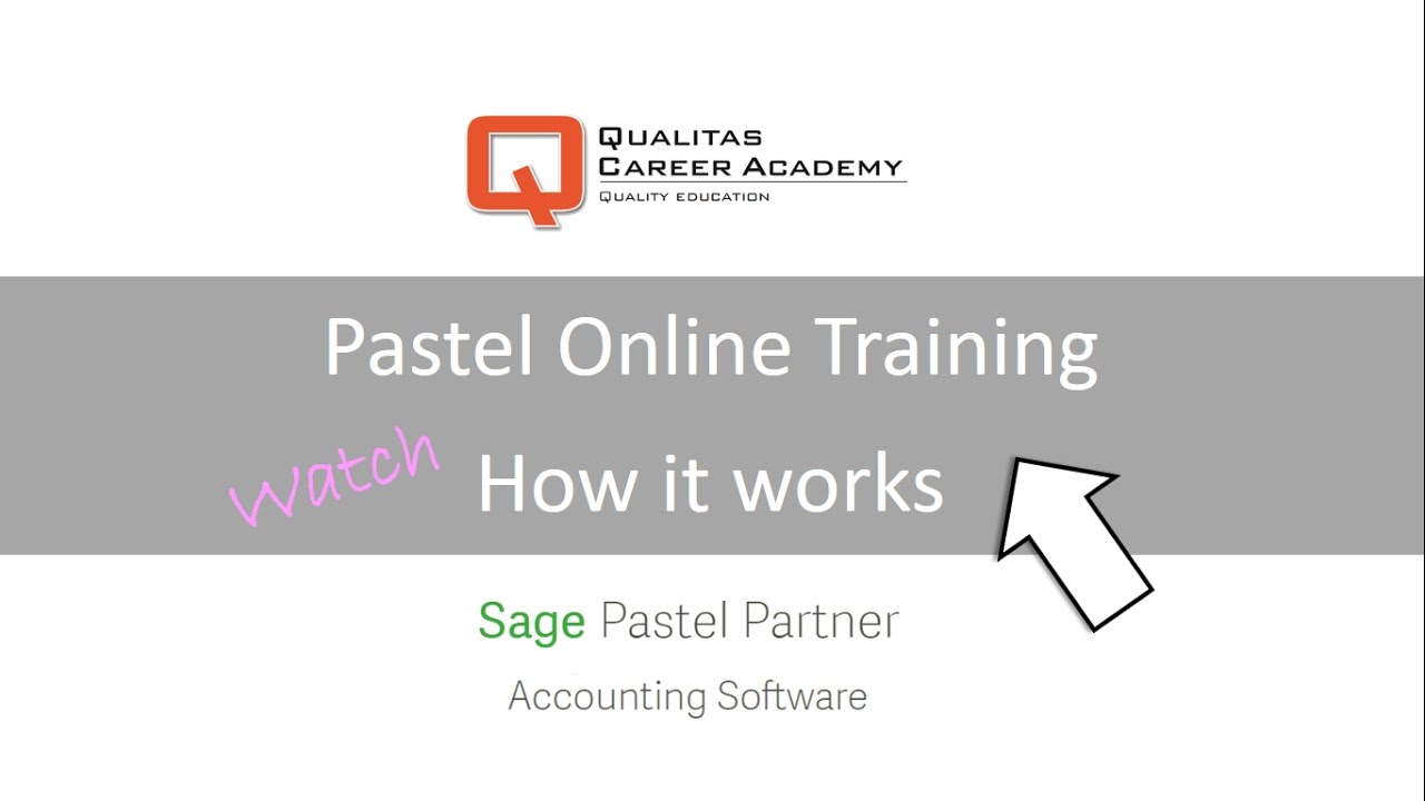 Pastel Accounting Online Course YouTube