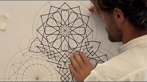 Geometric drawing tutorial - Umayyad Doors