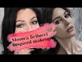 Monica Bellucci Inspired Grey Smokey Eyes