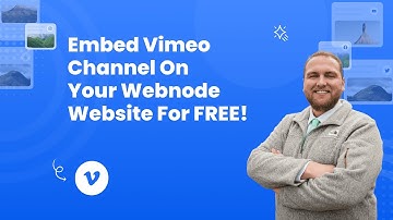How to embed Vimeo channel on Webnode?