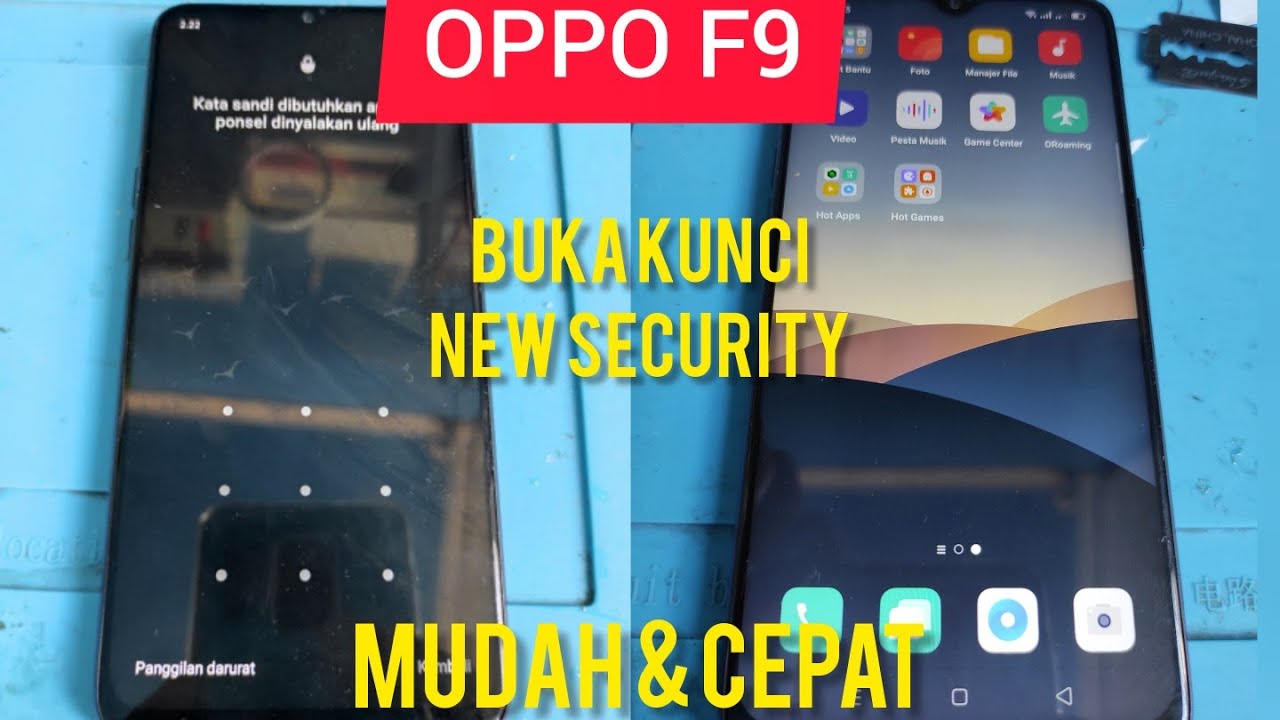 OPPO F9 BUKA KUNCI - CARA MUDAH CARA CEPAT - YouTube