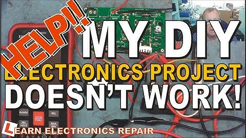Help!! My DIY Electronics Project Doesn