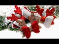 DIY Easy Christmas decorations - Игрушки на елку из фоамирана