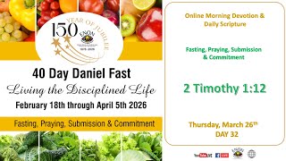 Day 32 - 40 Day Lenten Devotional