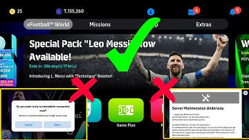 How To Open eFootball 2024 Mobile | How To Fix Maintenance Problem