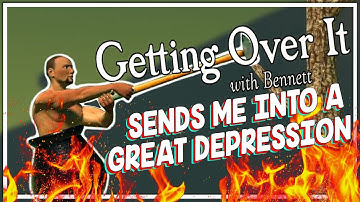 This Game Sends me Into a Great Depression - Getting Over it With Bennett Foddy
