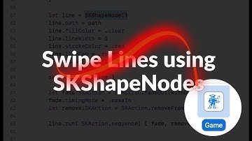 Path and SKShapeNode Based Swipe Lines