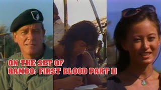 "Rambo: First Blood Part II" – On-set interviews with the cast and crew (1985)