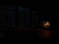 Snowstorm Outside a Cozy Cabin ❄️🔥 Relaxing Blizzard &amp; Fireplace Crackling ASMR
