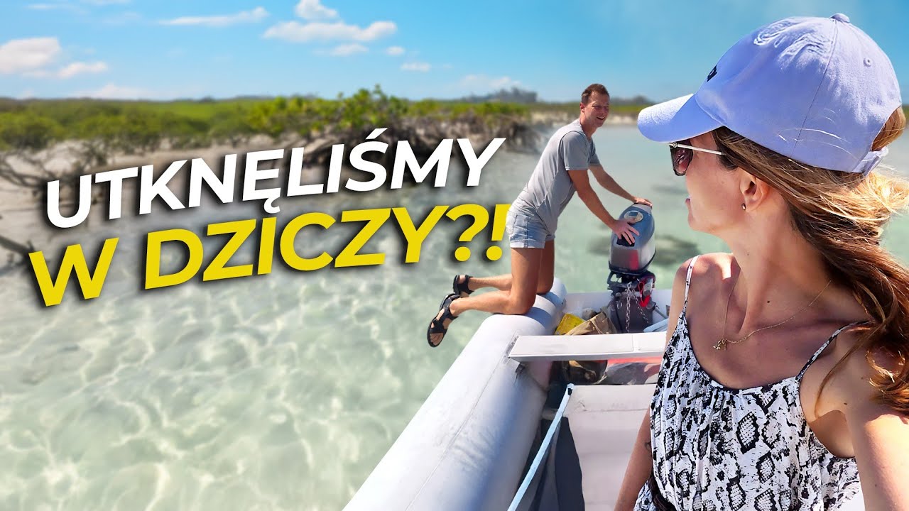 ⁣Życie na łódce na odludziu na Bahamach 🩵