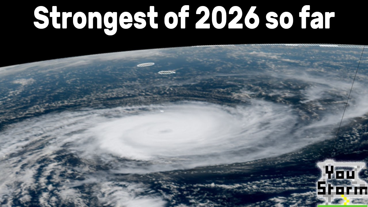 Tropical Cyclone Horacio, the strongest of 2026 so far