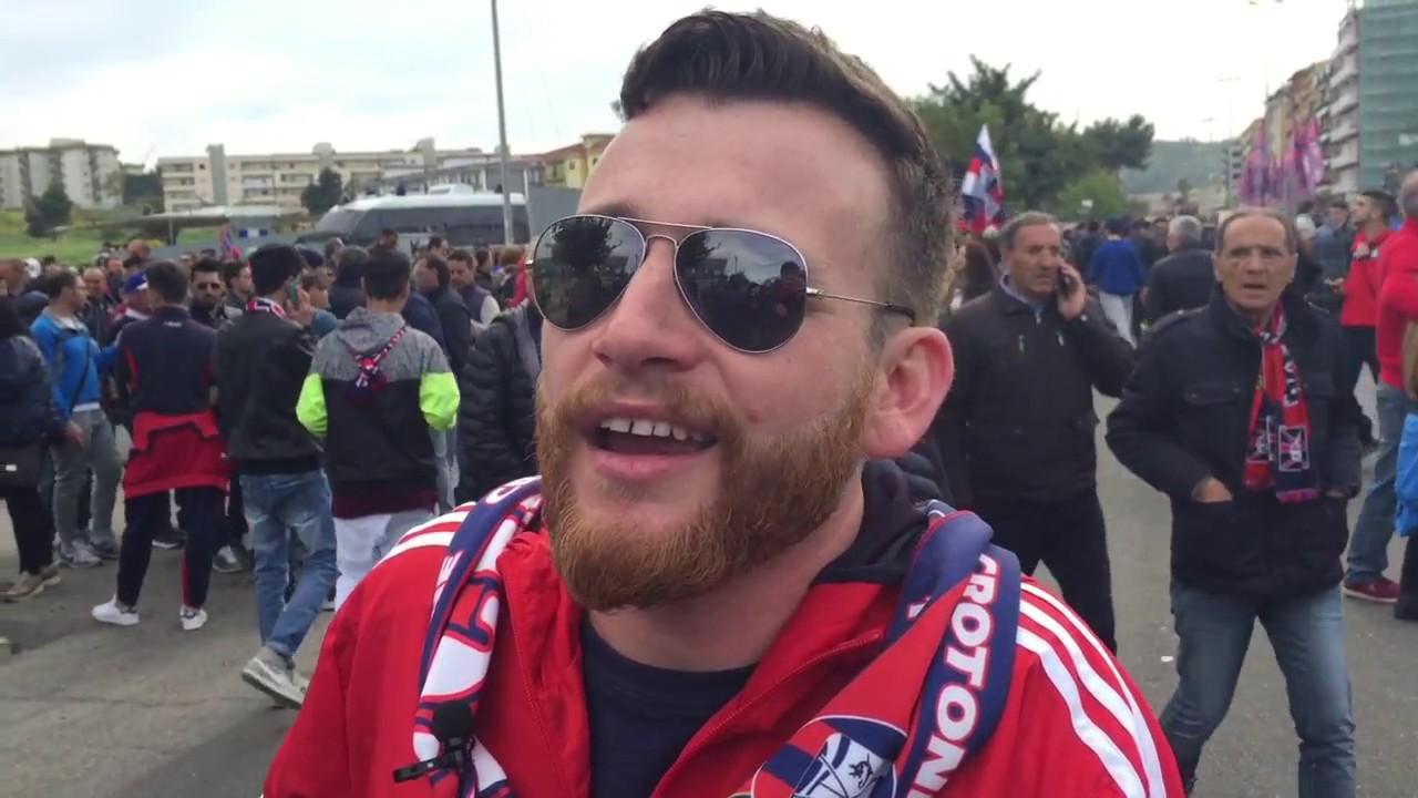Crotone Inter 2-1:  Il film del tifosi rossoblu 09.04.2017