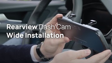 70mai Rearview Dash Cam Wide Installation