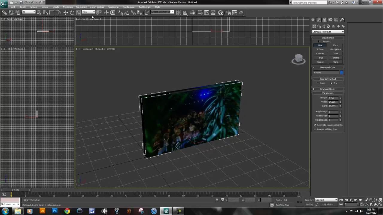 HOW TO PUT VIDEO TEXTURE IN 3DS MAX TUTORIAL YouTube