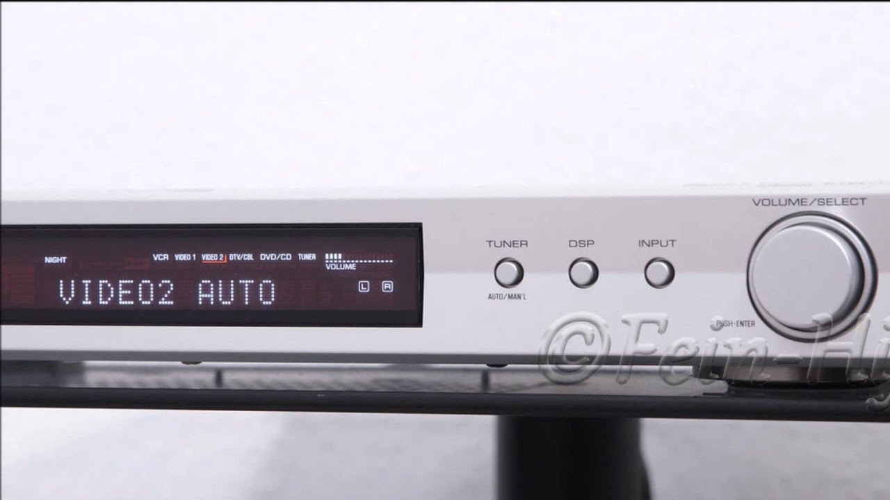 Yamaha RX-SL80 slimline Dolby Digital DTS AV-Receiver - YouTube