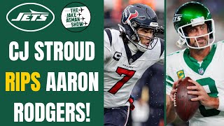 Debunking CJ Stroud's Outrageous Criticism of New York Jets QB Aaron Rodgers!