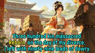 Three hundred kin massacred.Reborn,on the day of my divorce,I left with ninety-nine loads of dowry.