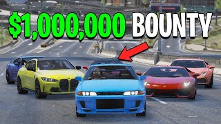 I Survived A $1,000,000 Bounty in GTA 5 RP