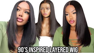 Trendy Layered Wig Just Throw On & Go ||  Ft Luvme Hair