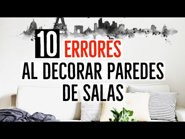 5 ideas top para decorar la pared de encima del sofá