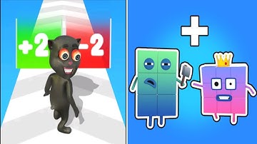 Merge Master Monster Run 3d Vs Merge Number Cube - All Level Gameplay Android iOS, New Apk Update
