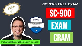 (2024 UPDATE LINK IN DESCRIPTION)  SC900 Azure Fundamentals Certification Exam Cram