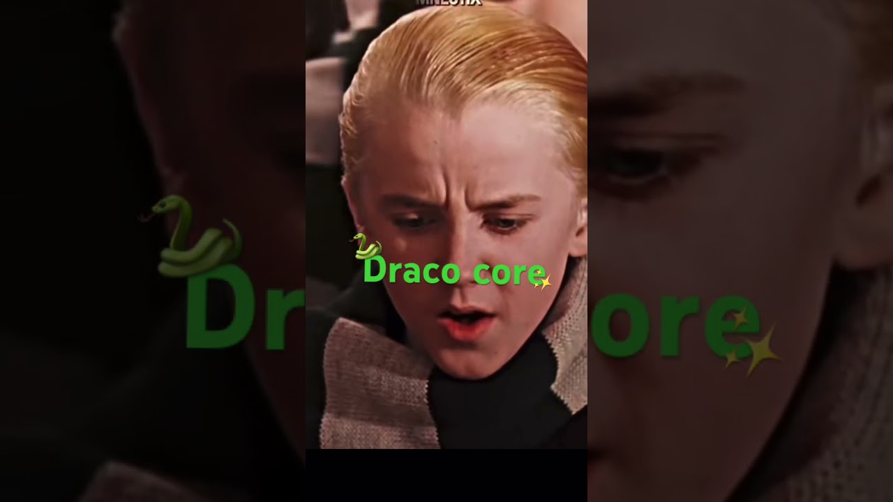 Draco core #dracomalfoy #harrypotter #hogwarts #slytherin