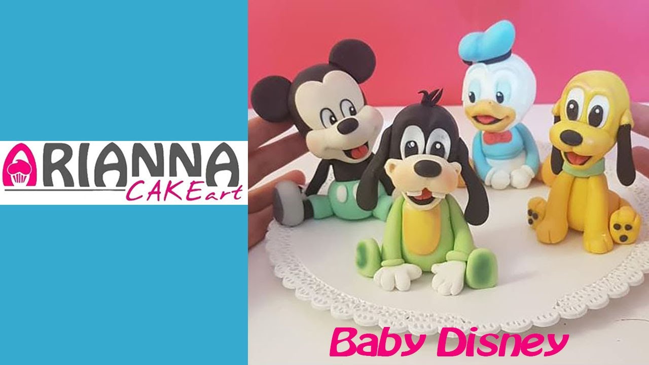 Video Tutorial  Topolino in pasta di zucchero Corsi on line di cake design Porcellana fredda