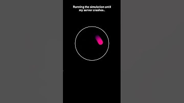 Ball bouncing simulation #adhd #music #code #space #python #physics #simulations #memes #science