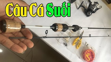 900k Cần Câu Máy Xịn - Bộ Cần Câu Cá Suối | Combo 12 - Fishing of Catch