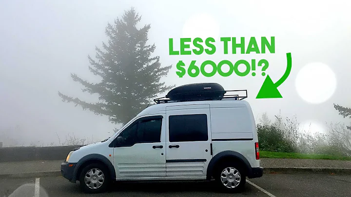 Awesome Budget DIY Camper Van Tour! (Ford Transit Connect)