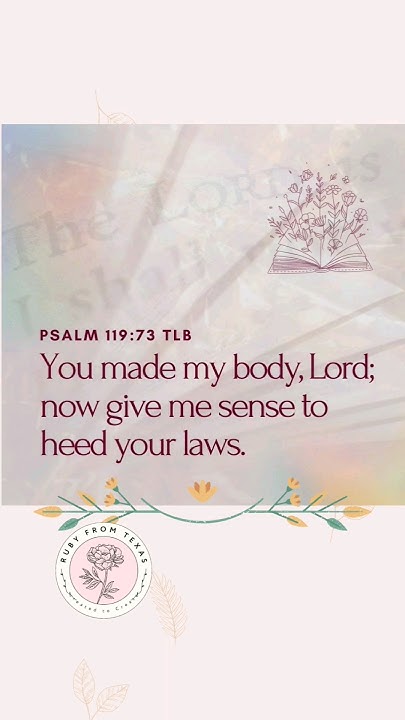 sense-psalm-119-73-tlb-god-youtube