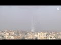 Запуск ракет военного крыла ХАМАС над сектором Газа