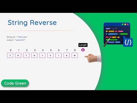 Reverse String without using Library in Java  | Crack the Coding Interview Question Series