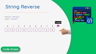 Reverse String without using Library in Java  | Crack the Coding Interview Question Series