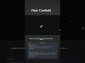 ✨ Flair Confetti Animation