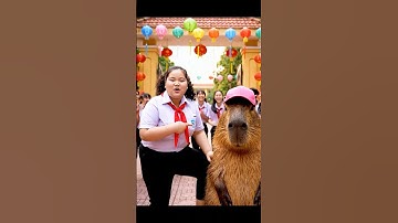 Siêu anh hùng Capybara bắt trôm lấy lại viên kim cương giúp mẹ của Lan  Capybara #capybara