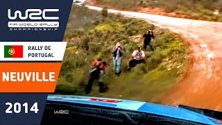 NEUVILLE onboard Rally de Portugal 2014 - Santa Clara stage - Hyundai 120 WRC rally car