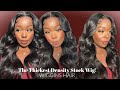 MUST-SEE ✓THICKEST DENSITY STOCK UNIT! REALISTIC 13X4 HD LACE NATURAL BLACK COLOR WIGGINS HAIR