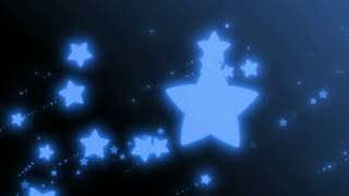 🌟Beautiful Motion Graphics Background of Rising Blue Stars🌟